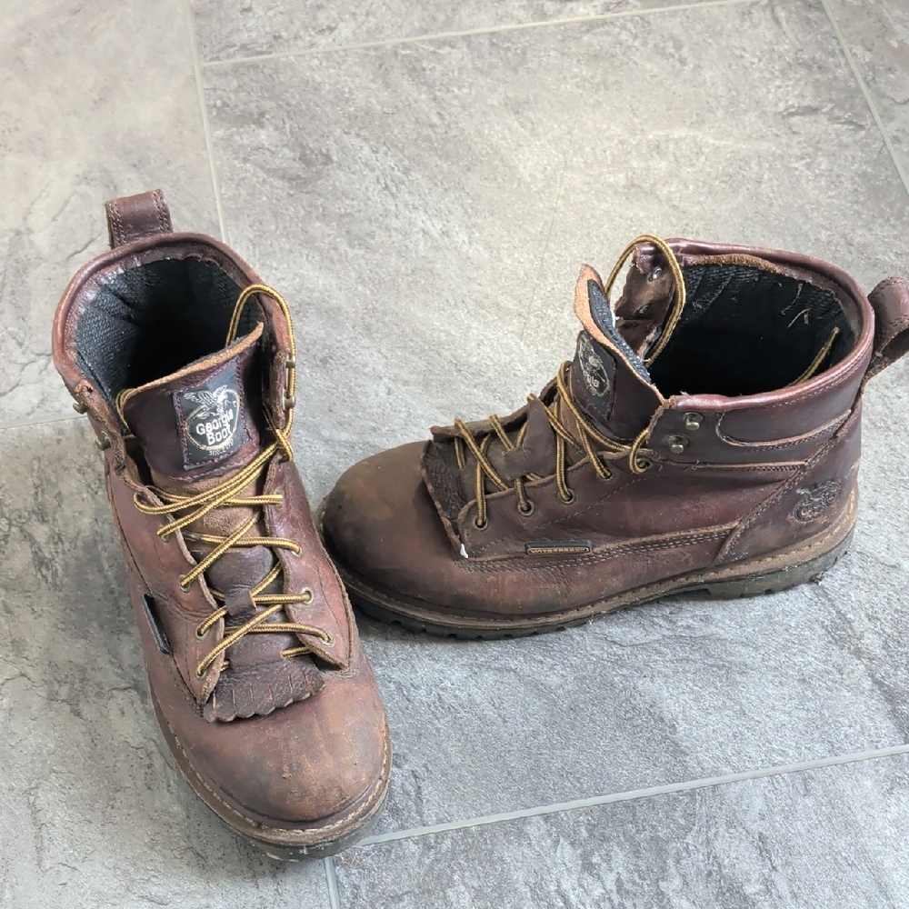 Georgia Boot Dark Brown Men's Work Boots